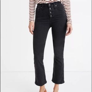Madewell Cali Demi-Boot Jeans in Bellspring Wash: Button-Front Edition